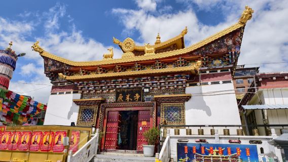 Tour privato della montagna innevata di Meili, della montagna innevata di Baima, del tempio di Feilai e del villaggio di Benzilan