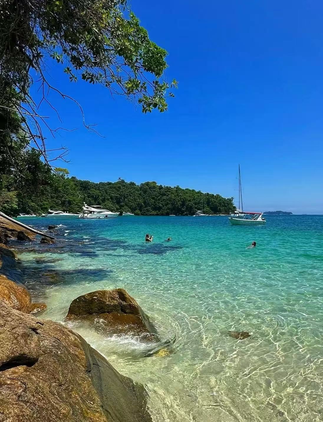 巴西里約安格拉多斯雷斯跳島遊【中文包車+行程定制+熱帶海島】