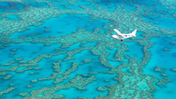 Ocean Rafting 1-stündiger Rundflug über das Heart Reef