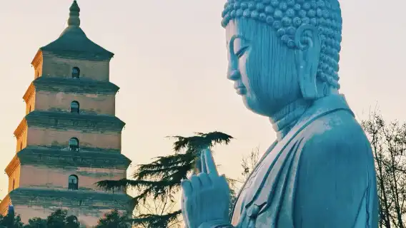 City Wall Cycling + Xi'an Muslim Quarter Food Exploration by Tuk-Tuk + Big Wild Goose Pagoda (by Ride-Hailing)