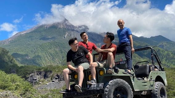 Borobudur + Merapi Jeep + Prambanan [Privattour, reiner Tagesausflug]