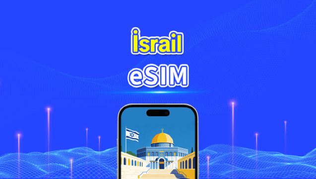 İsrail eSIM | 5G/4G | Günlük Paket/Veri Paketi | 1-30 Gün | 24 Saatlik Faturalandırma | QR Kodu