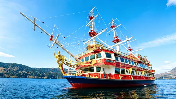 Mt. Fuji & Hakone & Enoshima Day Trip: Pirate Ship, Ropeway