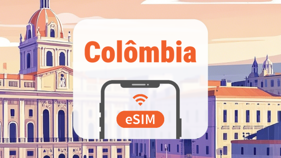 Colômbia eSIM | Todos os AI & TikTok | 1–30 Dias | Código QR