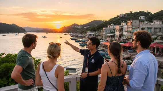 Hong Kong: Lamma Island Tour Trip with Ferry & Photos