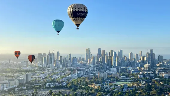 "Australia Global Hot air balloon rides Direct Sales" Melbourne City Hot air balloon rides Flight Including Flight Photos