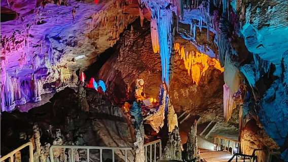 Chongqing: Tres puentes naturales de Wulong + Cueva Furong + Río Furong|servicio de coche privado con conductor multilingüe personalizada en chino e inglés #