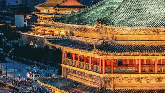 Xi'An Night Tour - Landmarks City Walk+Tang Dynasty Dance Show+Dumpling/Imperial Banquet