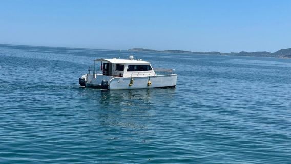【威海遊艇】威海小石島雙子座13公尺雙體豪華遊艇 3小時包船出海+水果飲料+海釣