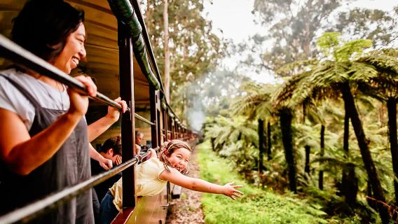 接急單#墨爾本普芬比利蒸汽火車半日遊無需晚歸無小費市區接駁
