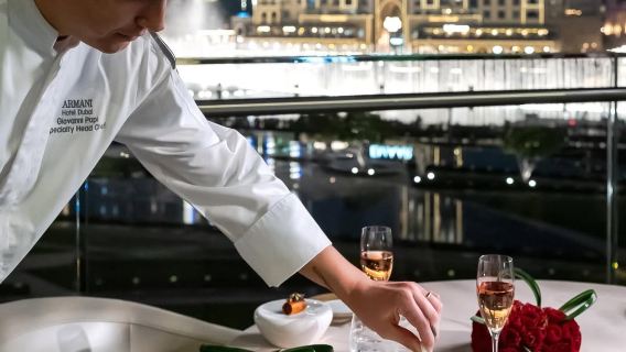 Armani Hotel Dubai  Dining|Afternoon Tea/Mediterraneon Buffet / Deli with Burj& Fountain View Option