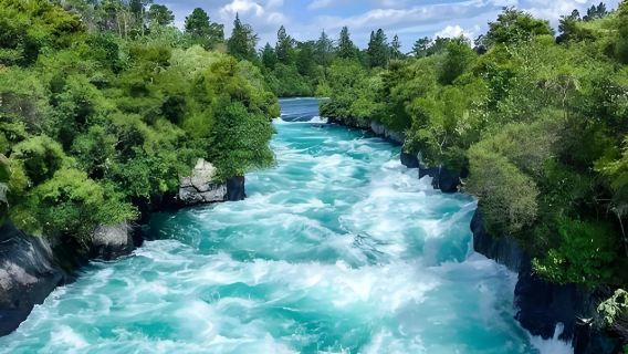 北島經典*藍泉+地熱+胡卡+陶波湖：奧克蘭包車一日遊不含票