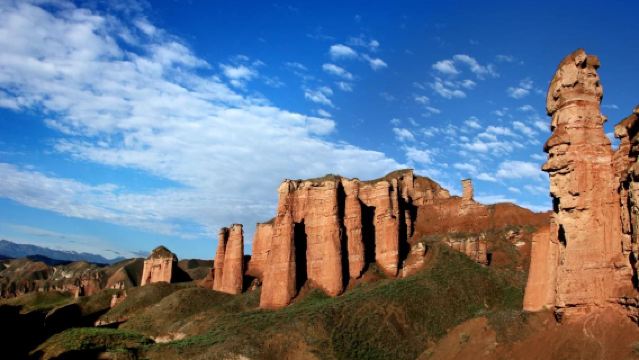 張掖冰溝丹霞+張掖七彩丹霞旅遊景區一日遊【純玩無購物/大自然奇觀】