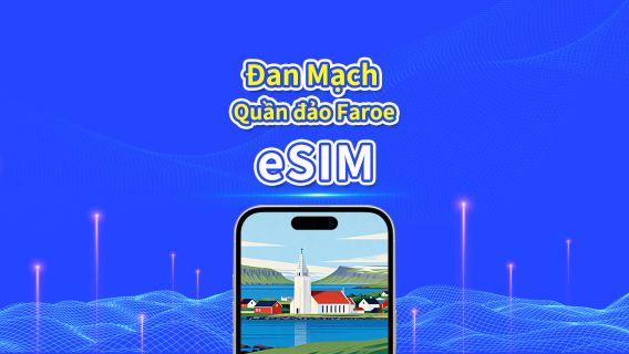 eSIM Đan Mạch + Quần đảo Faroe | 5G/4G | Gói dữ liệu hàng ngày/tổng | 1-30 ngày | Hóa đơn 24 giờ | mã QR