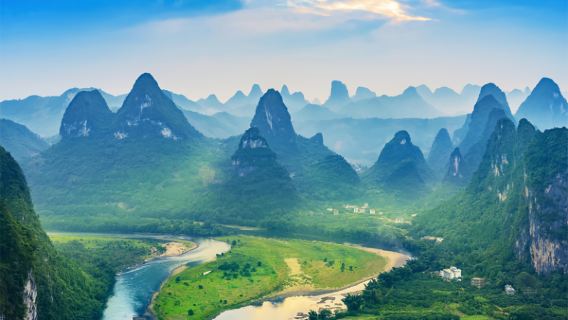 [Tour in piccolo gruppo/Privato] Antica città di Xingping sul Fiume Li a Yangshuo + Paesaggio dei Mille Miglia + Galleria e Fiume Yulong