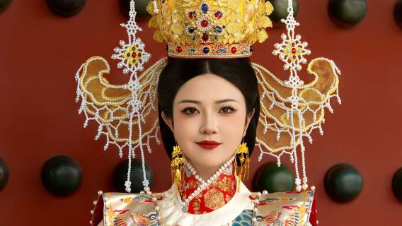 Beijing the palace museum trip moments[Hanfu experience in Beijing with costume change + makeup and accessories + ancient-style photography, multiple packages optional]