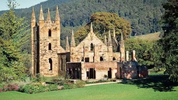Hobart pergi-balik: Tapak Bersejarah Port Arthur + Batu Catur + Gua Batu/Laluan singgah Teluk Lanun