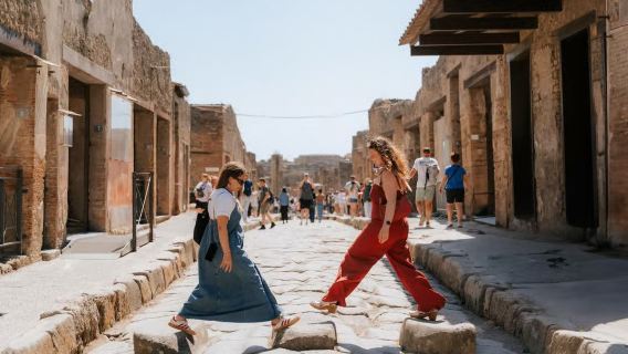 Passeio de um dia a Pompeia e Costa Amalfitana saindo de Roma