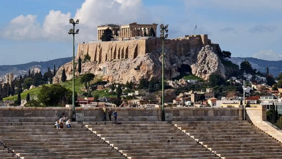 Athens, Greece: Acropolis Sesi Senja - Lawatan Malam Plaka - Bar Bumbung - Sewaan Peribadi - Pilihan Eksklusif