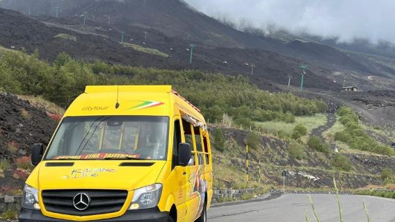 Departure from Catania: Etna bus tour and honey tasting