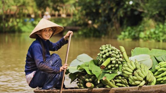 MEKONGDELTAT UPPTÄCKT liten grupprundtur från Ho Chi Minh City med guide och lunch