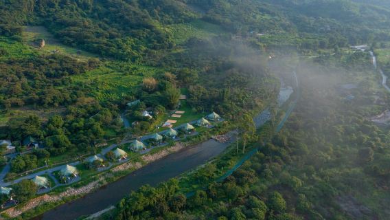 廣州溪月營地MOON river·過夜露營【拎包入住+烤肉晚餐+早餐+時令水果採摘+槳板體驗】