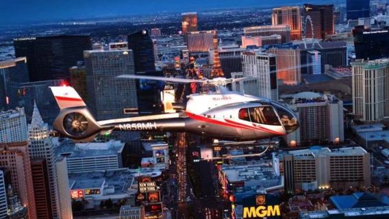 Вертолётная обзорная экскурсия по Лас-Вегасу (включая трансфер из отеля)