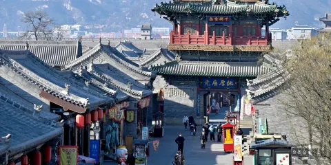 太原晉祠天龍山景區+晉祠勝境+滿江影視基地一日遊中英文服務