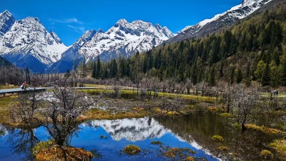 Visite privée de la zone panoramique de la montagne Siguniang