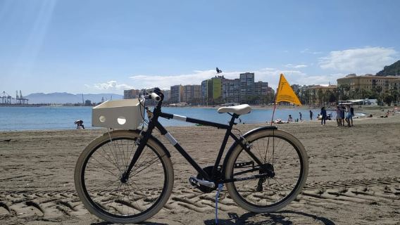 Málaga: Fahrradverleih für die Entdeckungsstrecke in der Stadt und die Strände