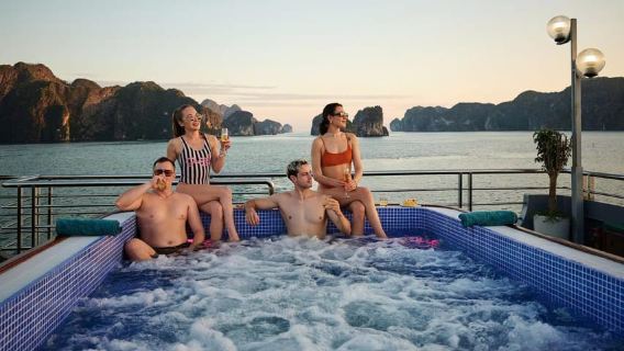 From Hanoi: Ha Long Bay Day Tour| Kayak & Titop & Jacuzzi