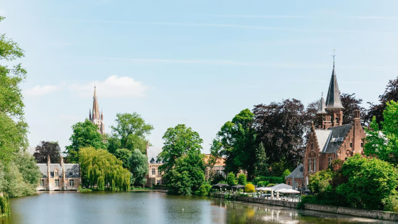 Brussels to Ghent and Bruges Day Tour (Minnewater + Saint Bavo's Cathedral)