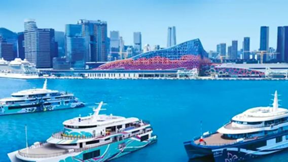 Shenzhen Greater Bay Area Cruise No.1/No.2 Hong Kong–Zhuhai–Macau Bridge 3-Hour Sightseeing Boat Ticket 1-Day Tour