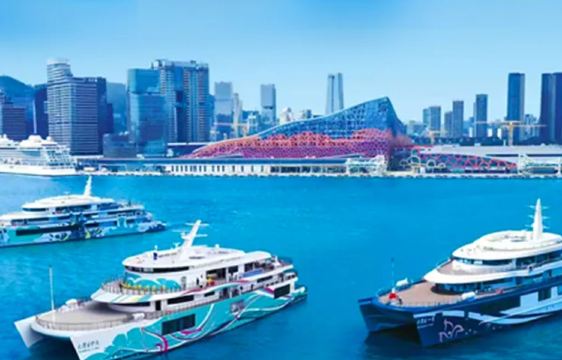 深圳大灣區郵輪一號/二號港珠澳大橋·3小時觀光船票一日遊