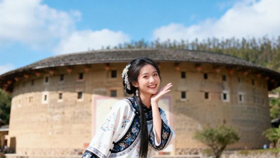 福建土樓雲水謠+永定土樓王一日遊雙景區經典線路贈登樓上門接送