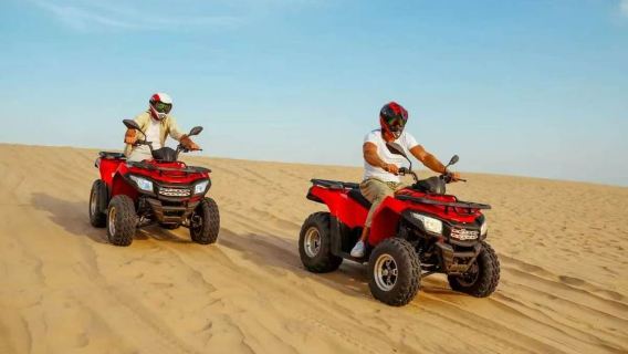 Cairo pyramid ATV riding in Egypt (desert off-road + sunset photo shoot + free sand riding)