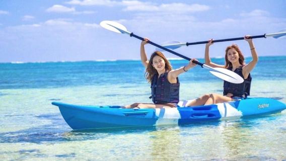 Miyako island: Pumpkin Limestone Caving & kayaking