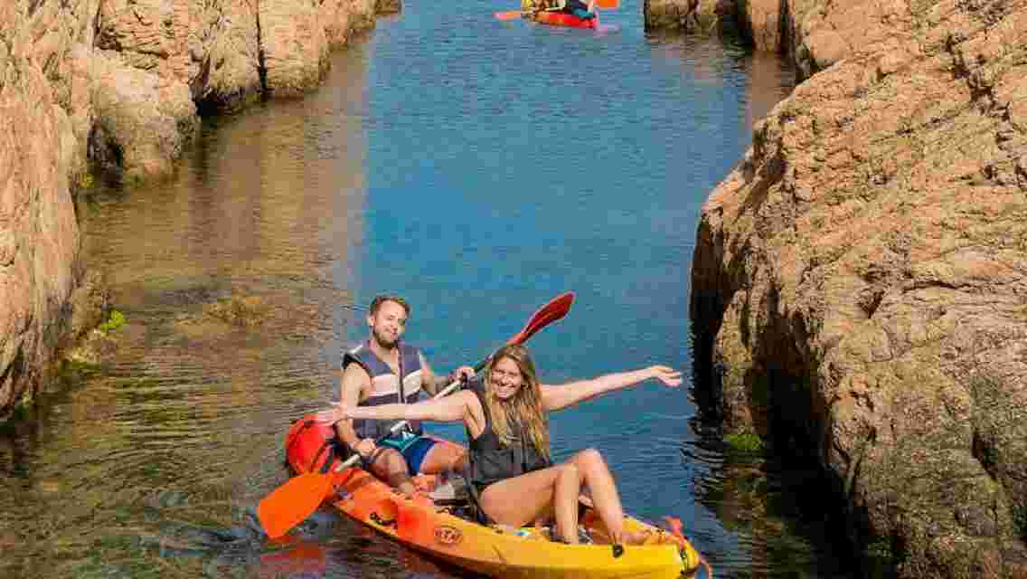 Costa Brava Kayak & Snorkel Tour + Picnic from Barcelona 