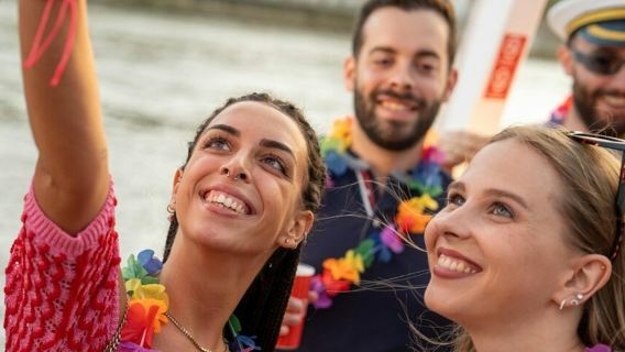 Porto: Feestboot op de Douro-rivier met zonsondergangoptie