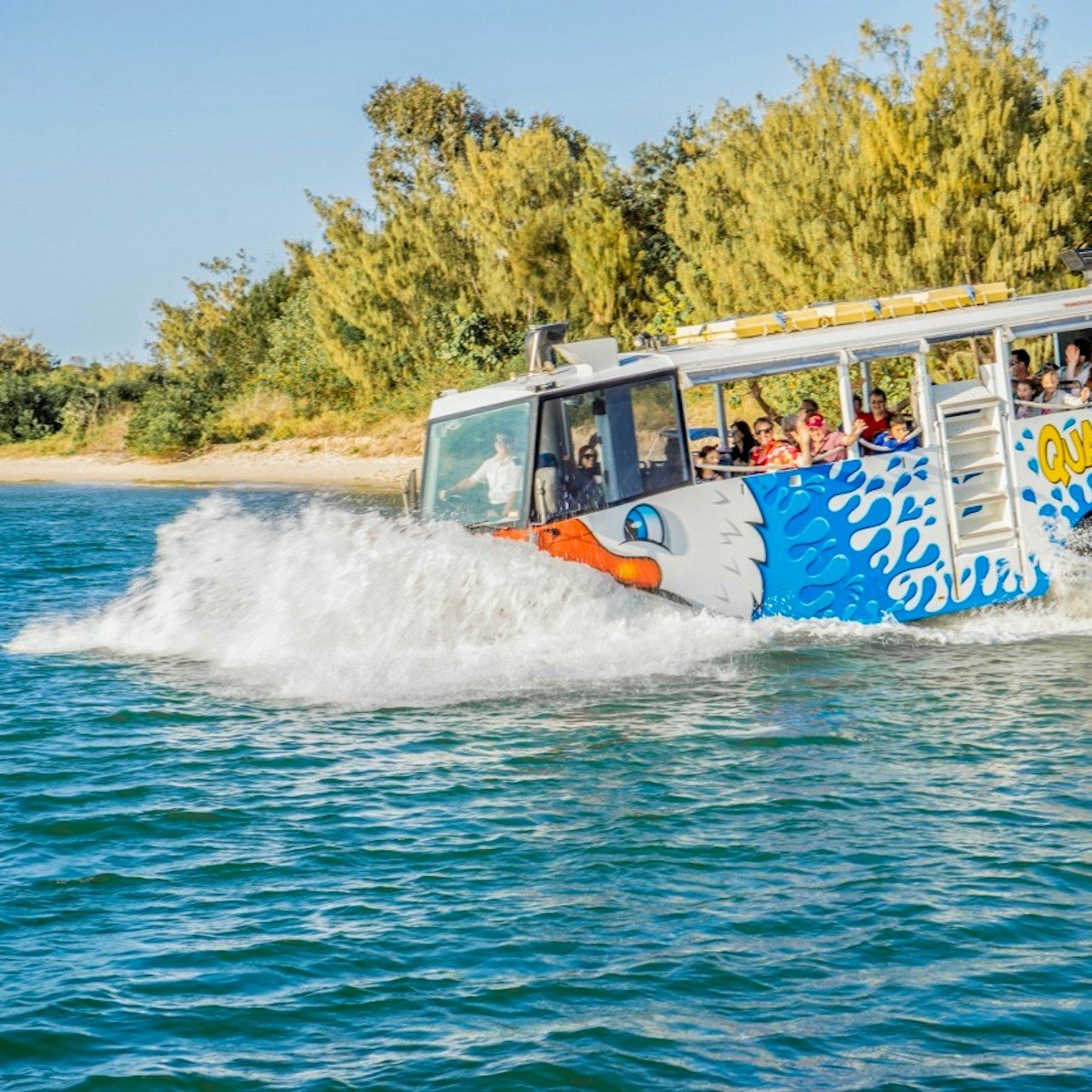 Quack'R'Duck Gold Coast: Amphibious Vehicle Tour from Surfers Paradise
