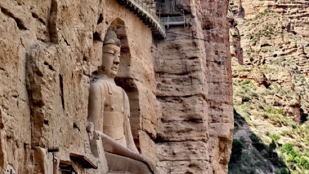 水墨丹霞+炳靈寺石窟+劉家峽+黃洮交匯一日遊【純玩包車遊】