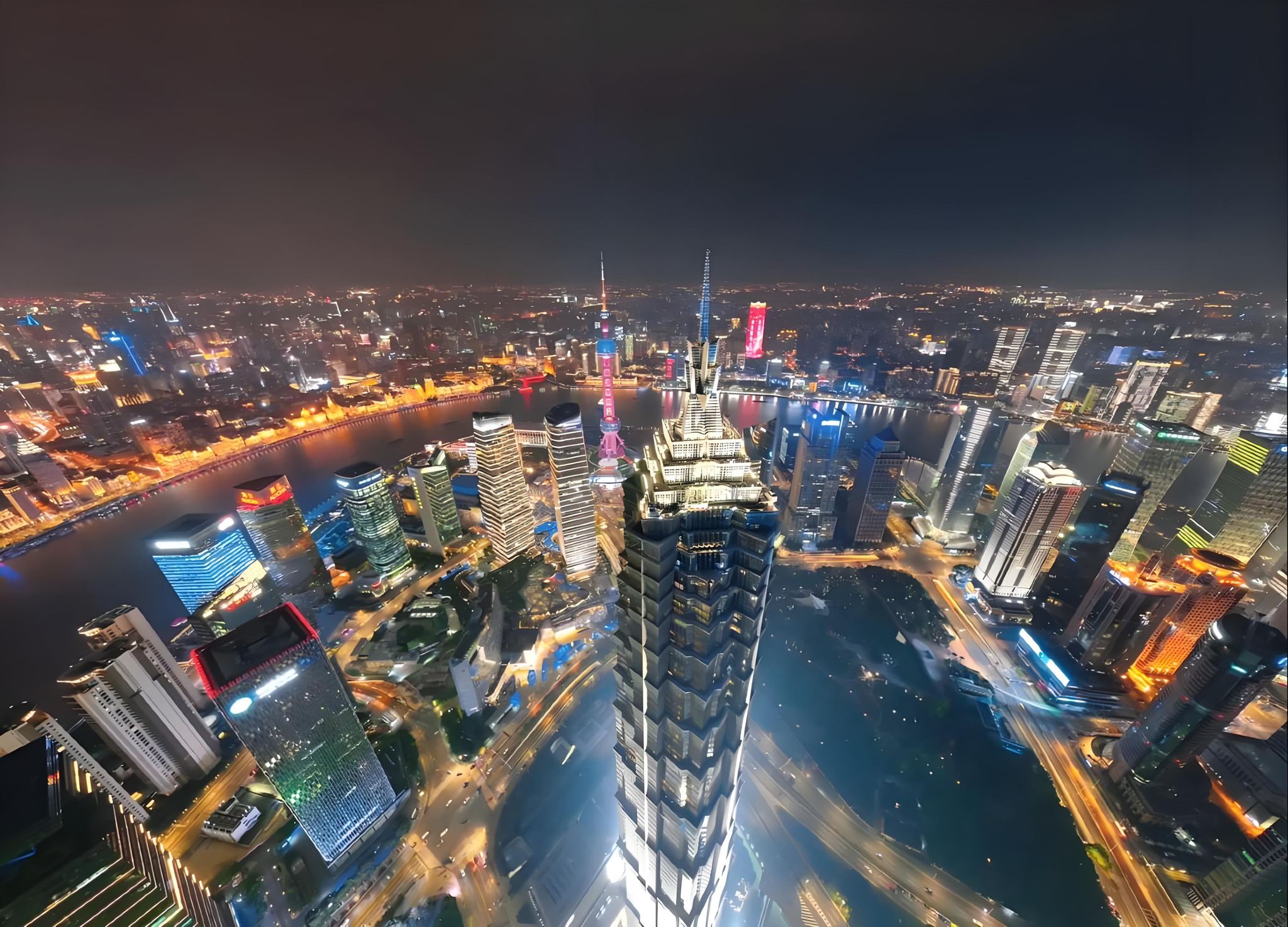 [ทิวทัศน์ยามค่ำคืนอันน่าประทับใจของเซี่ยงไฮ้] เดอะบันด์ + การล่องเรือแม่น้ำหวงผู่ + จุดชมวิวชั้น 88 ของจินเหมาทาวเวอร์