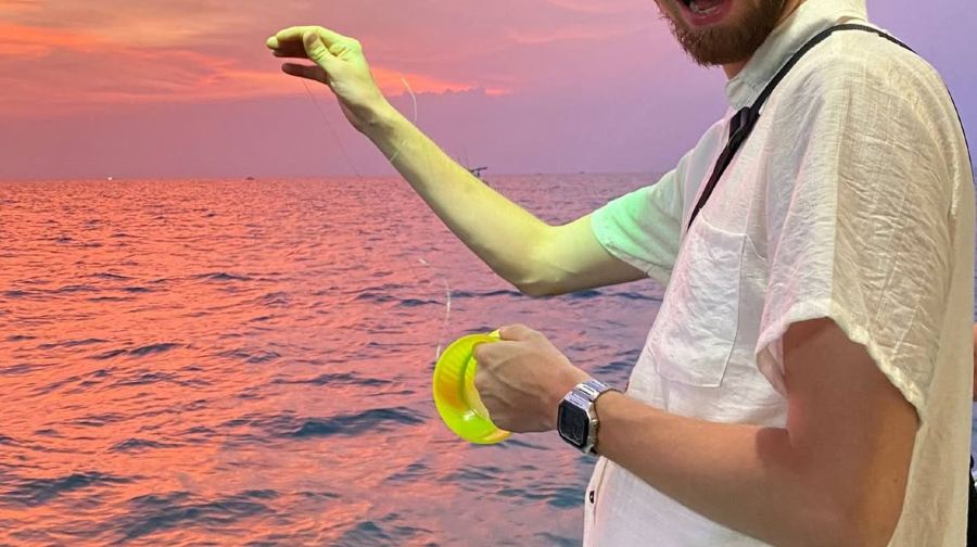 富國島| 日落和夜間魷魚釣魚