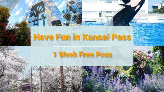 สนุกสนานในคันไซ | บัตรเที่ยวเขตคันไซ ฟรี 1 สัปดาห์ (ใช้ได้ 3 เที่ยว)