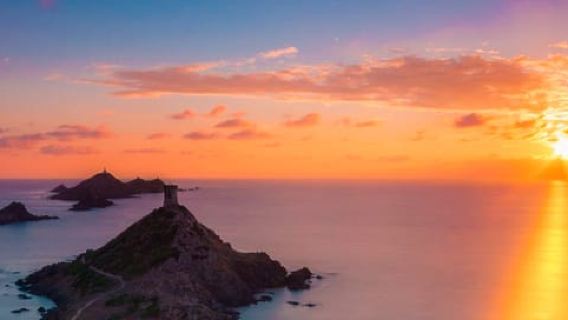 Au départ d'Ajaccio : Excursion en bateau aux îles Sanguinaires avec apéritif