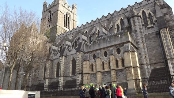 Dublino: tour panoramico a piedi in tedesco
