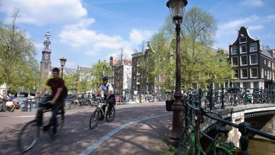 Ámsterdam: tour privado en bicicleta de 3 horas por el centro de la ciudad