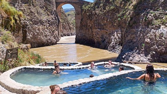 Arequipa: 1 day tour to the Colca Canyon + Thermal Baths