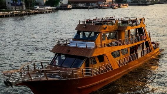 Bangkok: Pruek Luxus-Abenddinner-Kreuzfahrt