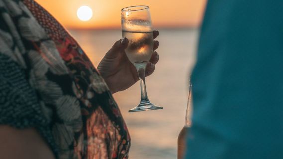 Darwin: Crucero al atardecer + Tabla de comida